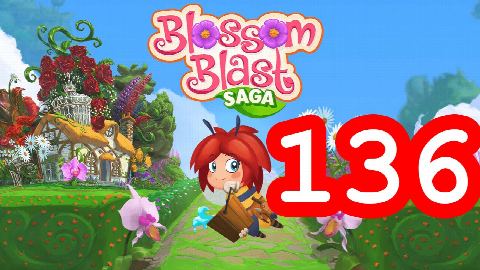 Blossom Blast Saga - Level 136 - Lösung Solution Walkthrough