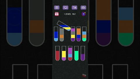 Water Sort Puzzle | Guru Game - Level 187 gelöst
