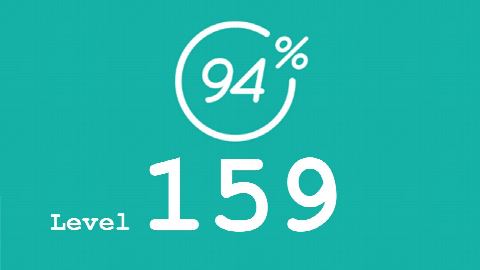 94 Prozent (94%) - Level 159 - Bild Fisch - Lösung