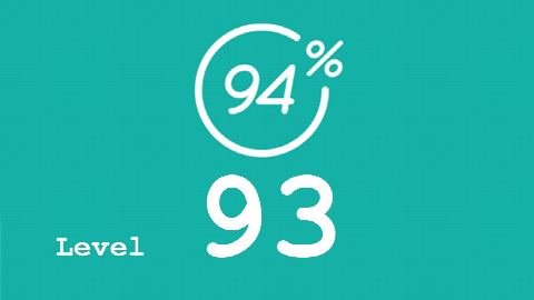 94 Prozent (94%) - Level 93 - Bild Seilbahn - Lösung