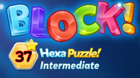 BLOCK! Hexa Puzzle! Intermediate Level 37 (Basic) - Lösung Solution Walkthrough