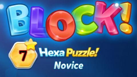 BLOCK! Hexa Puzzle! Novice Level 7 (Basic) - Lösung Solution Walkthrough