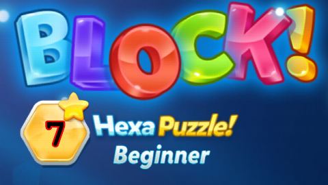 BLOCK! Hexa Puzzle! Beginner Level 7 (Rotate) - Lösung Solution Walkthrough