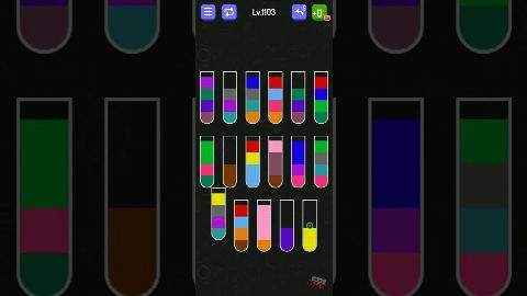 Water Sort - puzzle games – Level 1101–1110 gelöst
