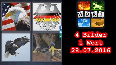4 Bilder 1 Wort - Tägliches Rätsel - USA - 28.07.2016 - 28.7.2016 - 28. Juli 2016