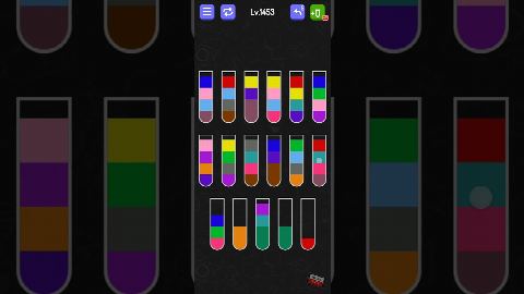 Water Sort - puzzle games – Level 1451–1460 gelöst