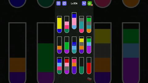 Water Sort - puzzle games – Level 601–610 gelöst