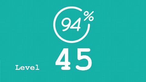 94 Prozent (94%) - Level 45 - Percussion-Instrument - Lösung