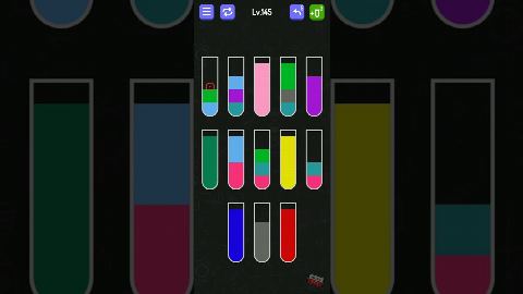 Water Sort - puzzle games – Level 141–150 gelöst