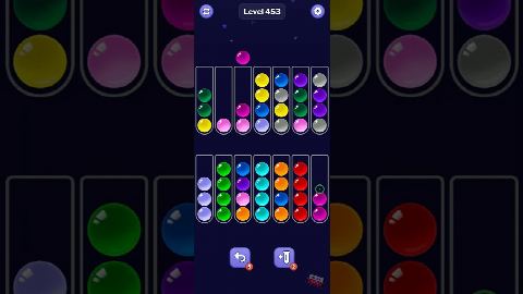 Ball Sort Puzzle – Level 451–460 gelöst