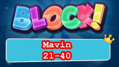 BLOCK! Mavin Level 21-40 (Basic) - Lösung Solution Walkthrough