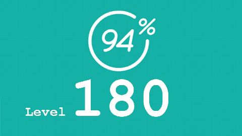94 Prozent (94%) - Level 180 - Darauf sind viele Leute allergisch - Lösung