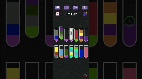Water Sort Puzzle | Guru Game - Level 222 gelöst