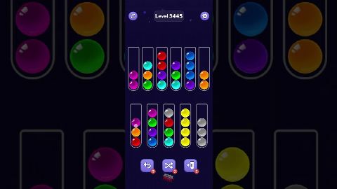 Ball Sort Puzzle – Level 3441–3450 gelöst