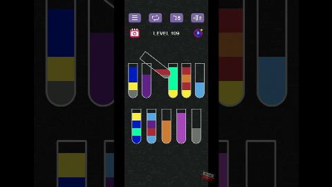 Water Sort Puzzle | Guru Game - Level 109 gelöst