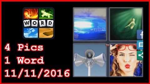 4 Pics 1 Word - Daily Puzzle - Australia 2016 - 11/11/2016 - 11/11/2016 - November 11, 2016 - Answer