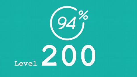 94 Prozent (94%) - Level 200 - Bild Handy - Lösung