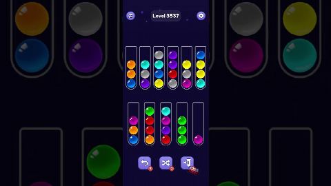 Ball Sort Puzzle – Level 3531–3540 gelöst