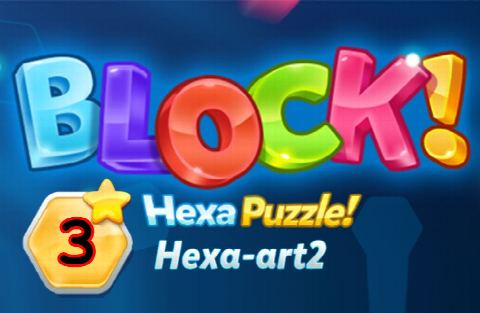 BLOCK! Hexa Puzzle! Hexa-art2 Level 3 (Premium) - Lösung Solution Walkthrough