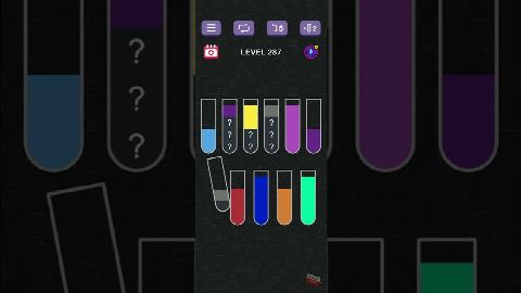 Water Sort Puzzle | Guru Game - Level 287 gelöst