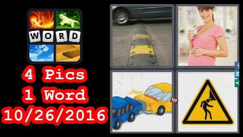 4 Pics 1 Word - Daily Puzzle - Halloween 2016 - 10/26/2016 - 10/26/2016 - October 26, 2016 - Answer