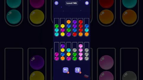 Ball Sort Puzzle – Level 741–750 gelöst
