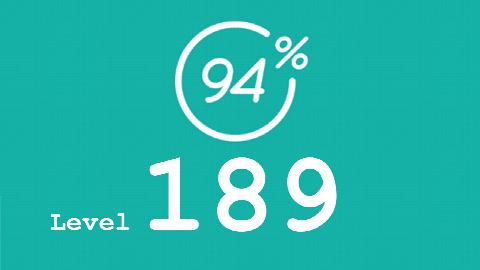 94 Prozent (94%) - Level 189 - Ein Grund, die ganze Nacht wachzubleiben - Lösung