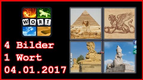 4 Bilder 1 Wort - 04.01.2017 - Ägypten 2017 - Tägliches Rätsel - 4.1.2017 - 4. Januar 2017 - Lö