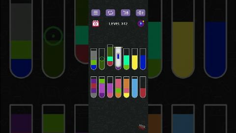 Water Sort Puzzle | Guru Game - Level 312 gelöst