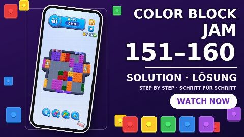 Color Block Jam – Level 151–160 gelöst