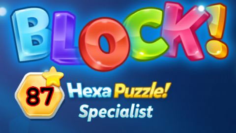 BLOCK! Hexa Puzzle! Specialist Level 87 (Premium) - Lösung Solution Walkthrough