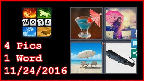 4 Pics 1 Word - Daily Puzzle - Australia 2016 - 11/24/2016 - 11/24/2016 - November 24, 2016 - Answer