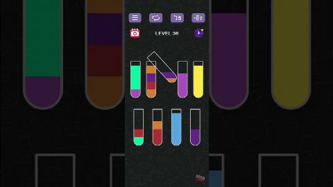 Water Sort Puzzle | Guru Game - Level 36 gelöst