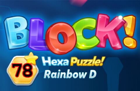BLOCK! Hexa Puzzle! Rainbow D Level 78 (Premium) - Lösung Solution Walkthrough