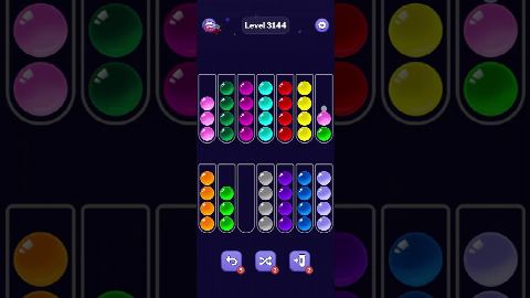 Ball Sort Puzzle – Level 3141–3150 gelöst