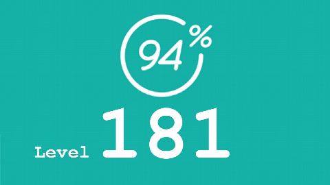 94 Prozent (94%) - Level 181 - Das macht man vor einem Spiegel - Lösung