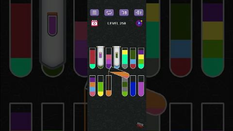 Water Sort Puzzle | Guru Game - Level 258 gelöst